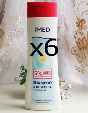 300ml Ream feuchtigkeit pflegende Haar Shampoo Bade- Duschgel 5% Urea