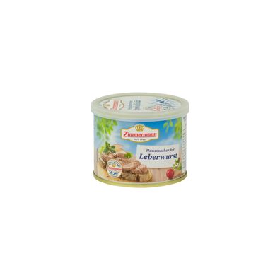 Food-United bayerische Dosenwurst Hausmacher-Leberwurst Zimmermann 200g