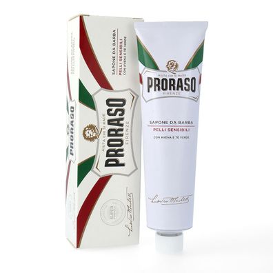 Proraso Rasierseife Tube Sensible Haut Pelli Sensibili mit Grünem Tee & Hafer 150 ml