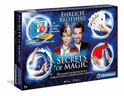 Secrets Of Magic Ehrlich Brothers Clementoni Zauberkasten für Kinder ab 7 Jahren