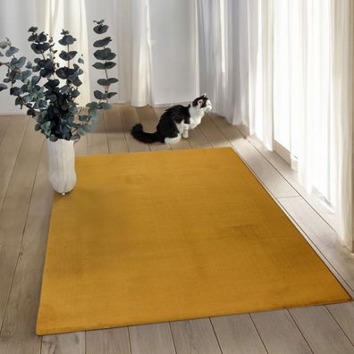 Teppich Wohnzimmer Hochflor Kuschelweich Soft Touch Gemütlich Kunstfell Teppiche