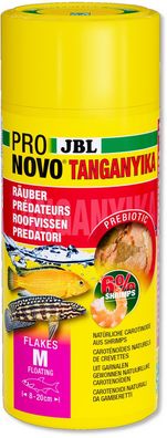 JBL ProNovo Tanganyika Flakes M 250ml Futter Flockenfutter für Cichliden Barsche