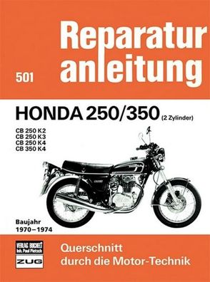 Honda 250/350 (2 Zylinder) Baujahr 1970-1974,