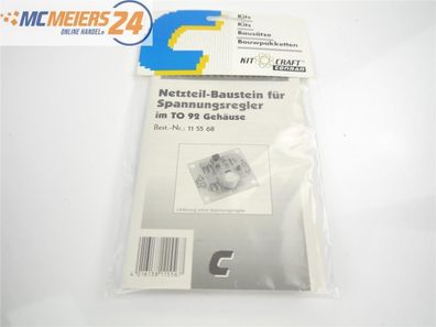 E418 Conrad 11 55 68 Zubehör Bausatz Netzteil-Baustein für Spannungsregler * NEU*