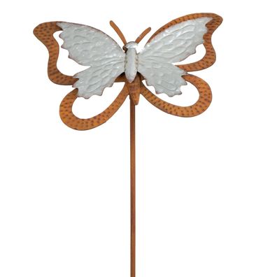 Moritz Windspiel Garten Schmetterling Deko 30 x 38 x 133 cm Gartendeko Gartenfigur