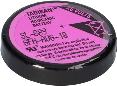 Tadiran Lithium 3,6V Batterie SL 889/P 1/10 D - Zelle = TL-5134 LiSOCl2