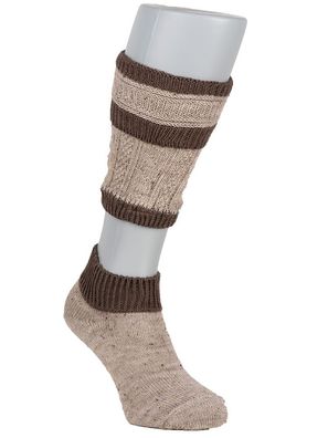 Trachtensocken Loferl nuss-braun