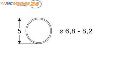 Roco H0 40067 Haftringsatz 10Stk. 6,8 bis 8,2mm