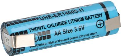 Ultralife Lithium 3,6V Batterie LS 14500 AA UHE-ER14505 U Lötfahne