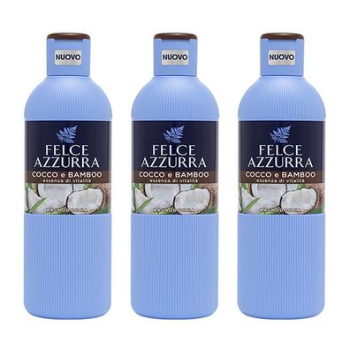 Paglieri Felce Azzurra Badesdusche Cocco e Bamboo 3x 650ml