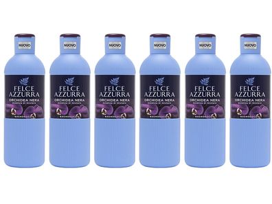 Paglieri Felce Azzurra Schaumbad Orchidea Nera 6x 650 ml