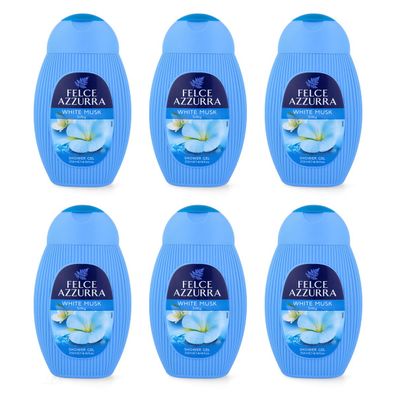 Paglieri Felce Azzurra Duschgel Muschio Bianco 6 x 250 ml