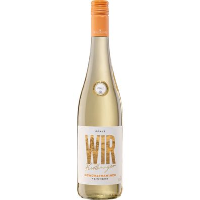 Rietburger Gewürztraminer halbtrocken leicht fruchtig würzig 750ml