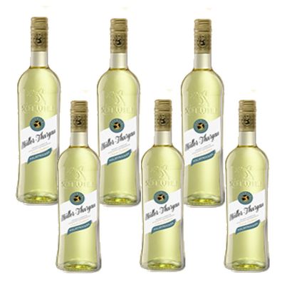 Rotwild Müller Thurgau halbtrockener Weißwein 750ml 6er Pack