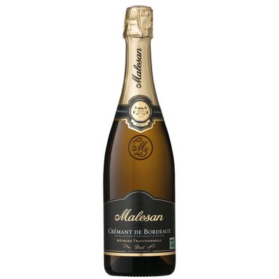 Malesan Cremant de Bordeaux Brut Schaumwein aus Frankreich 750ml