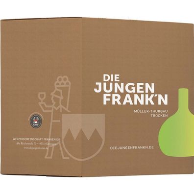 Die Jungen Frankn Müller Thurgau Rivaner trocken Bag In Box 3000ml