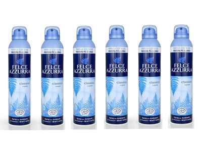 Paglieri Felce Azzurra Aria di Casa Raumduft Talco Classic 6x 250ml sixpack