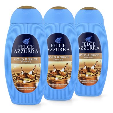 Paglieri Felce Azzurra Duschgel Oro e Spezie 3 x 400 ml