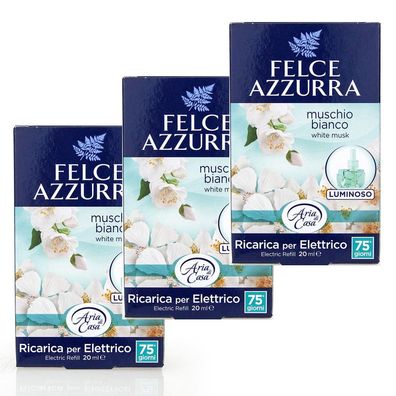 Paglieri Felce Azzurra Aria di Casa Talco e Muschio Bianco refill 3x 20 ml