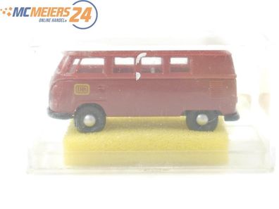 Brekina H0 3168 Modellauto PKW Bus Volkswagen VW T1 rot "DB" 1:87 E73a