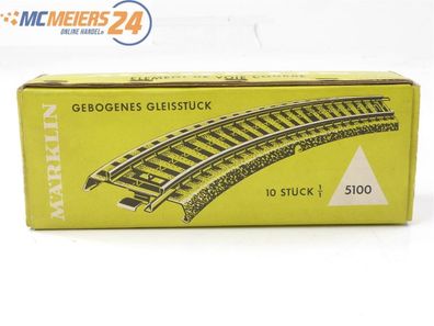 Märklin H0 5100 M-Gleis gebogen 10 Stück in OVP E590