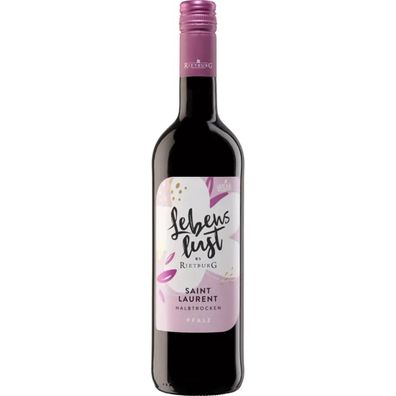 Rietburg Lebenslust Saint Laurent fruchtig würziger Rotwein 750ml