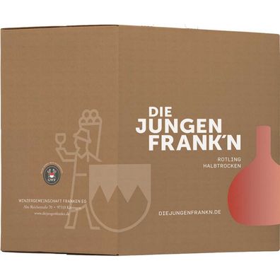 Die Jungen Frankn Rotling Cuvee halbtrocken Bag In Box 3000ml