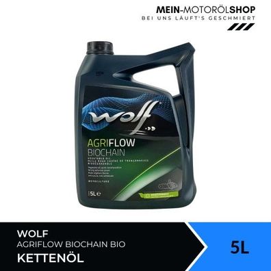 Wolf AgriFlow Biochain Bio Kettenöl 5 Liter