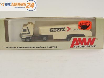 E443 AMW H0 70736 Modellauto LKW Tanksattelzug Scania "GERTL Radfeld" 1:87