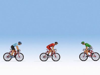 Noch Spur N 36897 Figuren-Set Rennradfahrer 1:160