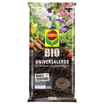 COMPO BIO Universal-Erde torffrei 20 Liter