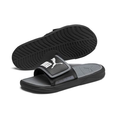 PUMA Unisex Slides Badeschuhe Badesandale Royalcat Comfort 372280 Schwarz