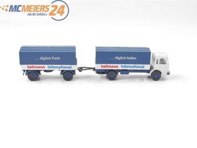 Wiking H0 Modellauto LKW MAN Hängerzug Hellmann 1:87 E502