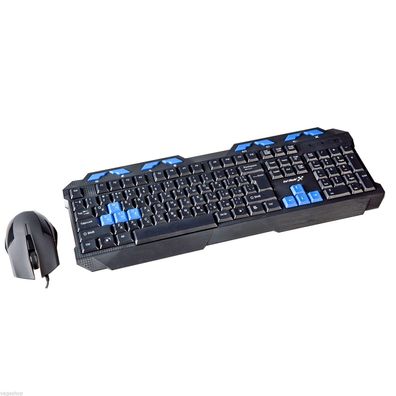 Tastatur mit Maus Gaming Set Keyboard Mouse Spieltastatur Spielmaus 1600 dpi