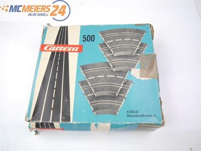 Carrera 500 Rennbahn Streckenteil Standardkurve 4-tlg. E502