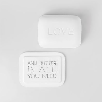 Guten Morgen. Butterdose "Love"