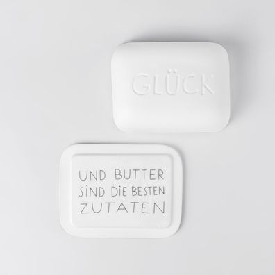 Guten Morgen. Butterdose "Glück"