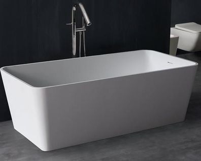 Badewanne Mineralguss StoneArt weiß 170x80 matt