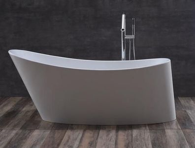 Badewanne Mineralguss StoneArt weiß 179x80 matt