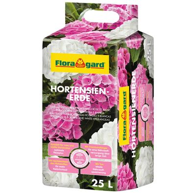 Floragard® Hortensienerde rosa/weiß 25 Liter