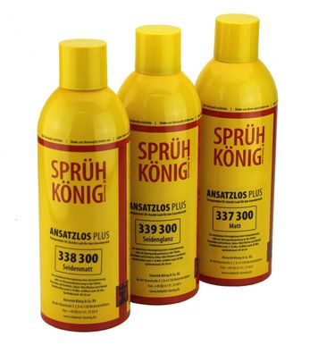 Sprühlack Sprüh König Ansatzlos PLUS 400 ml - Zur ansatzlosen Versiegelung