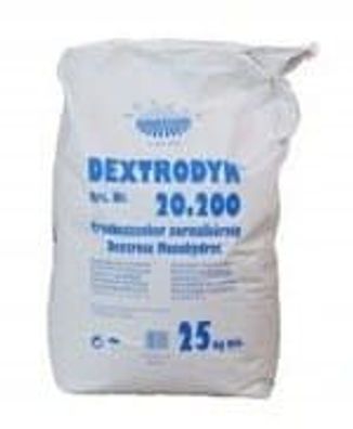 Kristalline Glukose (Dextrose) Glucose Einfachzucker - 25 000g Sack = 25kg