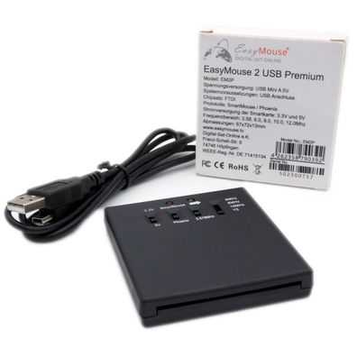 EasyMouse / Smartmouse 2 USB Premium Programmer für Smartcard mit DIP-Schalter