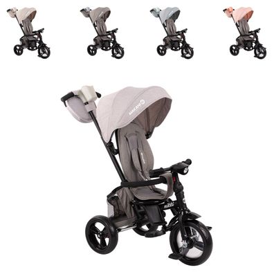 Kikkaboo Tricycle Nikki 3 in 1 Dreirad, klappbar EVA-Reifen Musik Lichter Griff