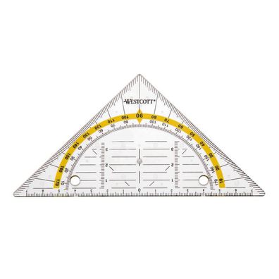 Westcott E-10139 00 Geometriedreieck 14,0 cm(T)