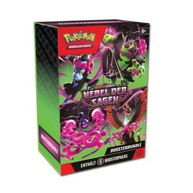 Pokemon Karmesin & Purpur Nebel der Sagen Booster Bundle (deutsch) - 6 Boosterpacks