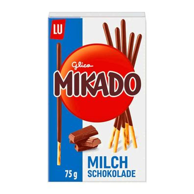 75g LU Glico Mikado Milch Schokolade Sticks zum Dekrieren und genießen