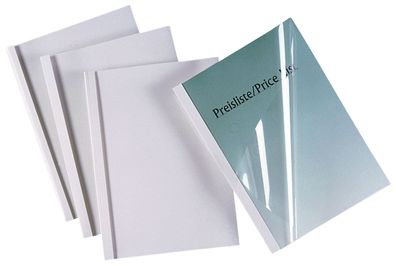GBC IB370021 Thermomappe - A4, 3 mm/30 Blatt, weiß, 100 Stück