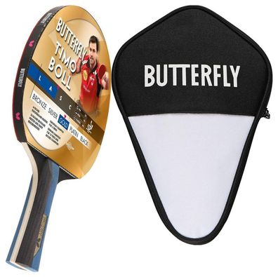 Butterfly 1x Timo Boll Gold 85021 Tischtennisschläger + Tischtennishülle