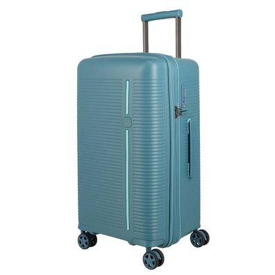 Travelite Roomer 4w Trolley Trunk M 077148, aqua, Unisex